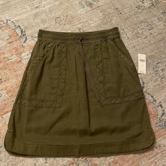 Army Green Anthropologie Skirt NWT - Picture 2 of 6